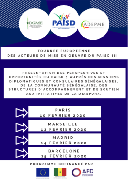 Du 8 au 16 février tournée européenne des acteurs de mise en oeuvre du paisd III
